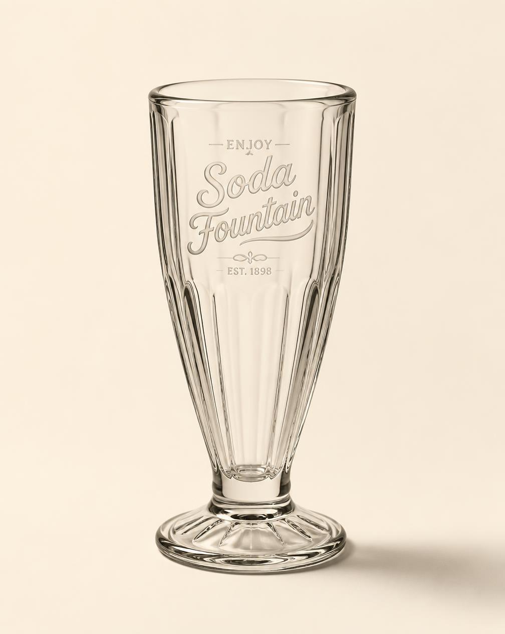 The limited-edition Tic Tac Float collectible soda fountain glass